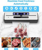 Machine de mise sous vide pour aliments 70Kpa, scelleuse alimentaire sous vide avec double chauffage