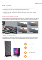 Écran d'affichage LED intérieur ultra-fin P1.86 P2.5, écran LED portable, affichage numérique, écran publicitaire