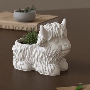 Molde de Silicona de Vaca de las Tierras Altas, Molde 3D para Macetas con Forma de Vaca, Molde para Macetas de Resina Reutilizable - Product Image 5