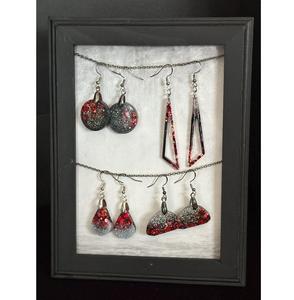 Pendientes de Resina Hechos a Mano Modernos, Diseño Ligero y Moderno, Ideales para Atuendos Casuales y Fiestas, Accesorios de Moda - Product Image 6