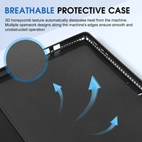Casing Keyboard untuk Microsoft Surface Pro 11/Pro 10 /Pro 9 13 Inci Tablet PC Cangkang Penutup Pelindung Kulit Kain Tanpa Keyboard