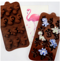 185 Échantillon gratuit d'usine, Moule à glace, à gelée et à chocolat en silicone, 12 cavités dinosaures, Moule à glaçons en silicone