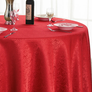 Bán Buôn Đ<span class=keywords><strong>a</strong></span>-Màu Hoa Jacquard Khăn Trải Bàn Cho Bàn Tròn Trang Trí Hình Chữ Nhật Cho Đám Cưới Tổ Chức Sự Kiện - Product Image 4