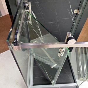 Kit Box Moove Puerta de ducha de <span class=keywords><strong>vidrio</strong></span> Sistema de puerta corrediza de <span class=keywords><strong>vidrio</strong></span> Esquina Pequeño espacio Hotel <span class=keywords><strong>Baño</strong></span> Diseño - Product Image 3