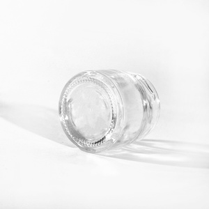 Vente en gros de contenants à gâteau en verre vides, petits, mini, portables, bon marché, avec étiquette personnalisée Newray, 25 ml, 1 oz, couvercles en métal, logo personnalisé, voyage, nourriture - Product Image 4
