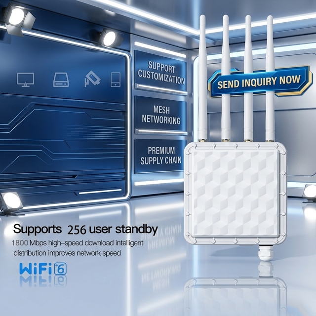 QW AP 2AC-N Lite Outdoor WiFi Access Point 2.4G/5GHz MIMO Wireless CPE Antenna Long Range Communication Indoor Use 7dBi Gain