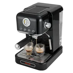 Máquina de café semiautomática italiana, café expresso, café americano, latte, com sistema de aquecimento Thermoblock