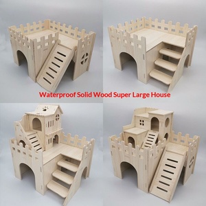 Casas de Madera Impermeables al por Mayor para Hámsters, Ardillas, Erizos, Hámsters Dorados, Cobayas y Gallinas Rústicas - Product Image 2
