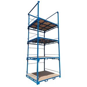 Toppasty xếp chồng kim loại khung bài Pallet & stillages Pallet lưu trữ vận chuyển lồng - Product Image 1