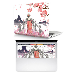 2 Trong 1 Máy Tính Xách Tay Trường Hợp Và Bàn Phím Bao Gồm Nhật Bản Kimono Đối Với Macbook Air Pro Retina 13 15 16 Inch A2179 máy Tính Xách Tay Bìa Trường Hợp - Product Image 2