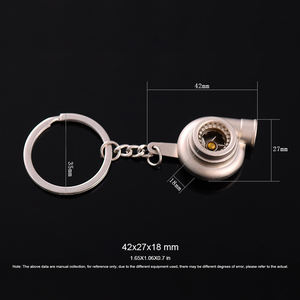 هدية إبداعية سبيكة نموذج سيارة شاحن توربيني تعديل هدية مفتاح سلسلة سيارة تعديل قلادة معدنية سلسلة مفتاح المنفاخ سلسلة مفتاح سلسلة مفتاح المنفاخ - Product Image 2