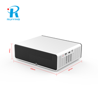 Projecteur H7 original 4 pouces 1080P 400lm TV Stick 4K Support avec projecteur portable ultra-fin Projecteur domestique ultra-fin Cinéma