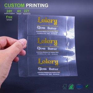 Etiquetas Adhesivas de Vinilo con Estampado Dorado Personalizadas a Prueba de Agua con Logotipo y Nombre <span class=keywords><strong>para</strong></span> Tubos de Cosméticos y Cuidado de la Piel - Product Image 1