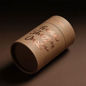 Tube en papier kraft auto-érecteur en gros pour emballage cadeau et artisanat, conception personnalisée - Product Image 4