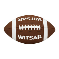 WITSAR – Ballon de football américain et de rugby de haute qualité, taille 9/6/3, en cuir PU, avec logo, portable, pour entraînement et matchs – Approvisionnement direct usine