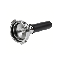 Pièces de machine à café usinées CNC en acier à tolérance de précision, raccord rapide, panier filtrant de précision, porte-filtre sans fond