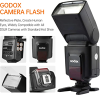 Flash Inalámbrico Original Godox TT520II para Cámara, Speedlite Thinklite con Señal Integrada de 433MHz para Cámaras DSLR Pentax y Olympus