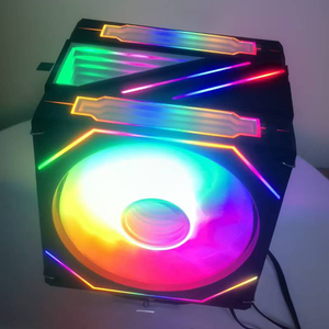 Qiuzaim Ngân Sách 120Mm 6 Nhiệt Ống Đen Tráng Tản Nhiệt 1851/I9 <span class=keywords><strong>CPU</strong></span> <span class=keywords><strong>Cooler</strong></span> Hiệu Quả Làm Mát Tiếng Ồn Thấp Giá Trị Tốt Nhất Cho AMD/Intel - Product Image 1