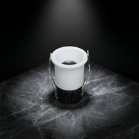 Mini spot encastré LED COB anti-éblouissement en aluminium IP20 CRI90 220V 3W, découpe de 35 mm pour plafond d'hôtel et de villa