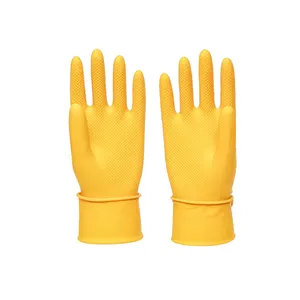 2023 Rubber Dish Washing Gloves Soft And Smooth Reusable Latex Specially Designed For Women Customized Thin Hands Protective