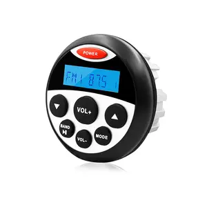 Waterproof Marine Stereo Bluetooth DAB Rádio Motocicleta Áudio Barco Carro MP3 Player Auto Sistema de Som FM AM Receptor Para SPA UTV A