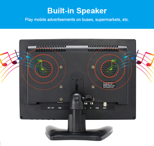 12 英寸 16:10 宽屏便携式液晶电脑显示器屏幕，适用于闭路电视小型显示器，带多种接口 - Product Image 5