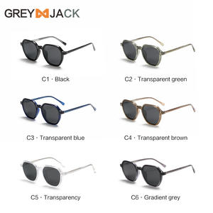 Gafas de sol con clip magnético Greyjack para mujer, montura Tr90, protección UV400, cubierta de lente polarizada con montura negra - Product Image 2