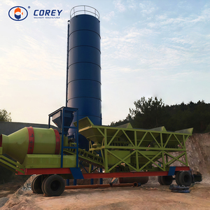 Centrale à béton mobile Corey YHZM JS1500 avec malaxeur à tambour, contrôle automatique, haute efficacité, machinerie de construction - Product Image 5