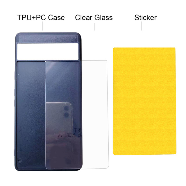 New Style Model Arrival Blank UV Printing Custom Design Tempered Glass Phone Case for Pixel 7A 8 9Pro XL