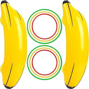 Juego de lanzamiento de anillos inflables con forma de plátano para despedida de soltera, fiesta de compromiso y despedida de soltero - Product Image 2