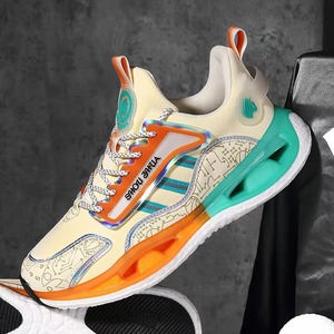 Zapatillas Deportivas Personalizadas con Logotipo de Alta Calidad, Unisex, Versátiles, con Parte Superior Elástica, Entresuela de Palomitas de Maíz, Cómodas para Correr, para Hombre - Product Image 4