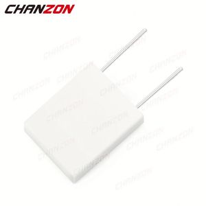 10Pcs 5W 5% Cement Wirewound Resistors 0.1 0.15 0.22 0.25 0.33 0.5 Ohm R 5Watt Non Inductive Fixed Wire Wound Ceramic Resistance - Product Image 4