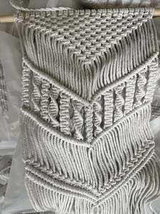 Decorazione da Parete in Macramè, Arte Geometrica <span class=keywords><strong>Boho</strong></span> <span class=keywords><strong>Chic</strong></span> per Casa, Camera da Letto, Asilo Nido, Appartamento e Dormitorio - Product Image 5