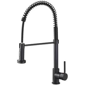 Robinet. <span class=keywords><strong>Gaz</strong></span> <span class=keywords><strong>de</strong></span> pulvérisation à trois fonctions. Robinets <span class=keywords><strong>de</strong></span> cuisine à bas <span class=keywords><strong>prix</strong></span>. Robinet extractible en noir. Meilleures ventes Sus304 Ressort <span class=keywords><strong>de</strong></span> cuisine en laiton - Product Image 4
