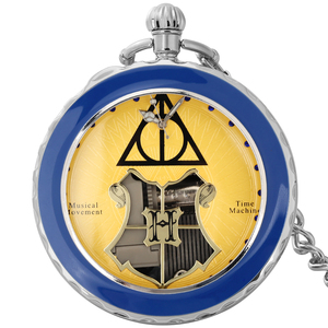 Reloj de <span class=keywords><strong>bolsillo</strong></span> <span class=keywords><strong>con</strong></span> diseño de reliquias de <span class=keywords><strong>la</strong></span> <span class=keywords><strong>muerte</strong></span> para hombre, reloj de <span class=keywords><strong>bolsillo</strong></span> <span class=keywords><strong>con</strong></span> música, estilo Retro Steampunk, de cuarzo, colgante - Product Image 6