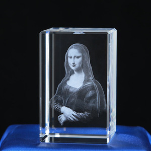 Hot Bán Lưu Niệm 3D Laser Khắc K9 Rõ Ràng Trống Pha Lê Cube 3D Khắc Thủy Tinh Khối/Cube Quà Tặng Handmade Glass Khắc - Product Image 1