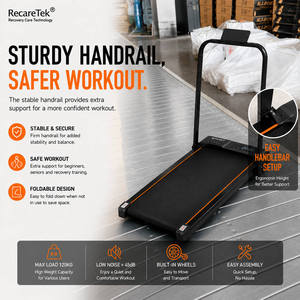 Tapis Roulant Elettrico Pieghevole con Inclinazione e Telecomando, Attrezzatura per Palestra Domestica, Macchina per Allenamento Cardio e Fitness - Product Image 5