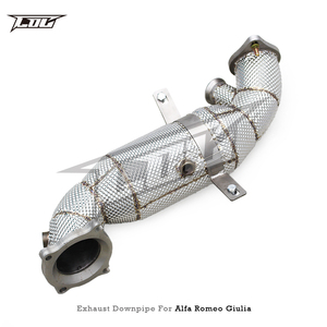 Collecteur d'échappement à écoulement libre OEM en stock pour <span class=keywords><strong>Alfa</strong></span> <span class=keywords><strong>Romeo</strong></span> <span class=keywords><strong>Giulia</strong></span> 2.0 2017+ Système d'échappement de voiture de sport en acier inoxydable - Product Image 3