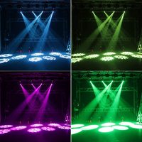 Nouvelle commande DMX 30W Spot coloré LED 7 Gobos tête mobile avec son dj Disco lumières