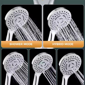<span class=keywords><strong>Soffione</strong></span> <span class=keywords><strong>Doccia</strong></span> Antico di Design, Grande <span class=keywords><strong>e</strong></span> Multifunzionale, in Metallo Ionico, Nero, ad Alta Pressione per Bagno - Product Image 3
