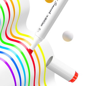Stylos marqueurs acryliques lisses à pointe souple, séchage rapide, résistants à l'eau, étui portable pour l'art et le coloriage des enfants - Product Image 2