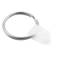 100pcs Plastic Key Ring Clip, Small Plastic Key Ring Clip Transparent  Plastic Key Ring Connector For Innovative Key Ring, Office Access Card, ID  Card