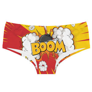 SADI, lencería tejida de seda helada para mujer, ropa interior estampada, superventas, bragas sexis para mujer, tangas, patrón <span class=keywords><strong>Boom</strong></span> - Product Image 5