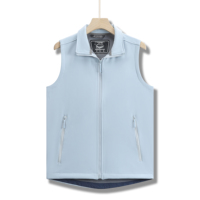 Gilet en polaire softshell léger et respirant, imperméable, sans manches, pour la pêche, la randonnée et les activités quotidiennes en plein air pour hommes
