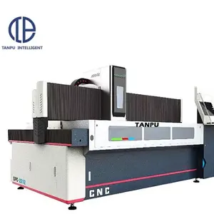 TANPU Reasonable design digital CNC glass working center improves productivity and reduces waste glass machine