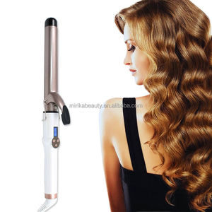 Vente chaude 38mm Plage Grand Ondulé Long Tourmaline Céramique Revêtement Cheveux Bigoudi Professionnel Cheveux Styling Outils Appareils - Product Image 2