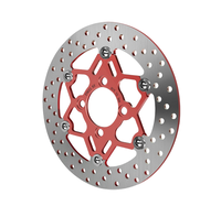Nouveau disque de frein flottant en alliage d'aluminium CNC de haute qualité pour modification de moto, disque de frein avant 245MM