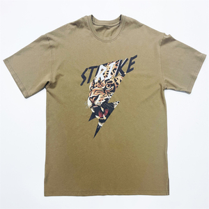 Logo personnalisé 100% coton imprimé graphique T-shirt pour hommes 180GSM surdimensionné mode T-shirts décontractés - Product Image 5