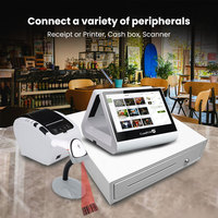 Terminal POS Inteligente para Ventana, con PIN de 6 Dígitos, Máquina POS Offline, Compatible con Pantalla Táctil Inteligente, Caja Registradora, Terminales de Escritorio
