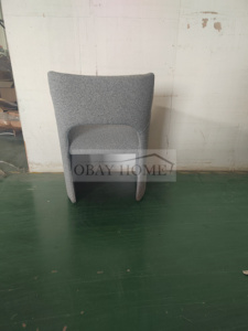 <span class=keywords><strong>เก้าอี้</strong></span>เน้นเสียงผ้ากำมะหยี่หุ้มเบาะแบบม้วนกลับที่ทันสมัยเก้าอี้พักผ่อนสไตล์เรียบง่าย - Product Image 4